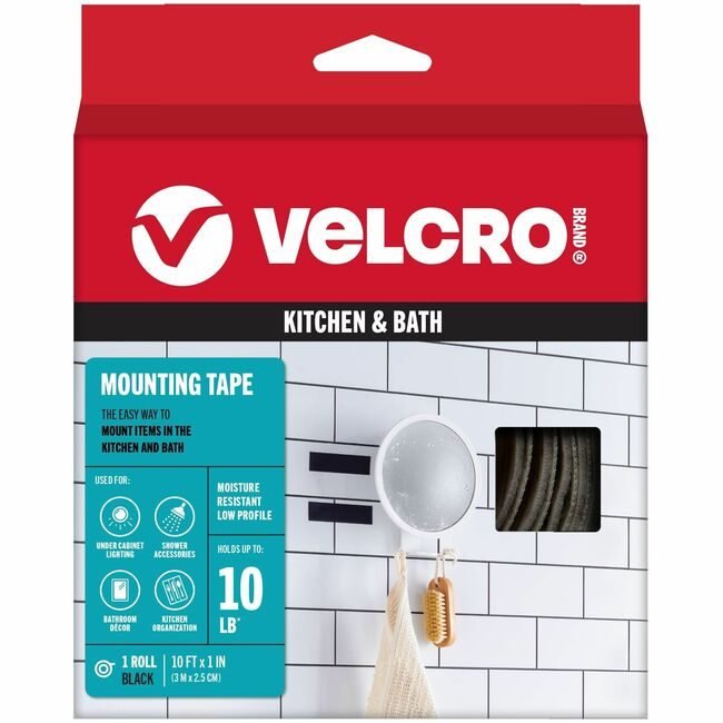 VELCRO Brand Velcro Companies Brand Tape Ultra-Mate 1"X10 Black VEK91100
