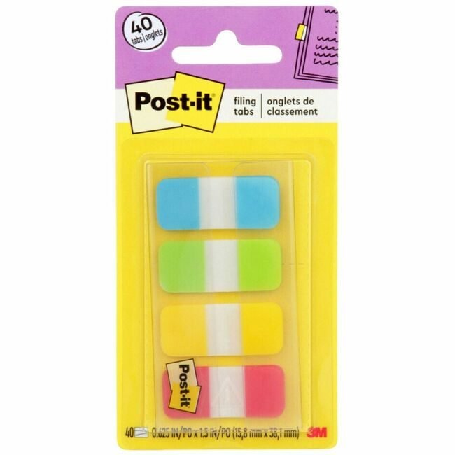3M Company Tabs Post-It Primary Assorted MMM676ALYR