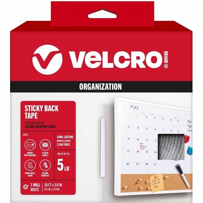 VELCRO Brand Velcro Companies Brand Tape Stickbk Hook&Loop We VEK91138