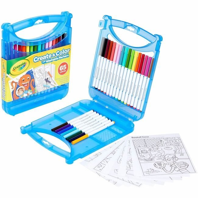 Crayola LLC Kit Art Super Tips 65 PIECE CYO040377