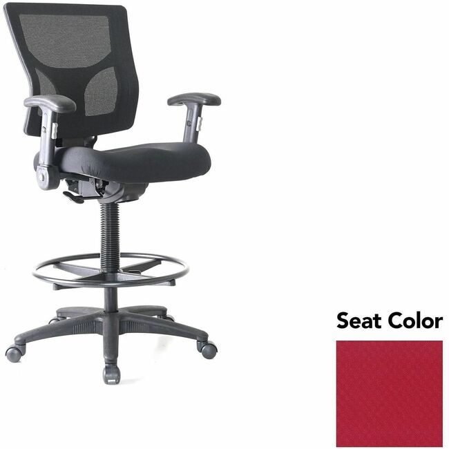 Lorell Chair Stool Red LLR6202102