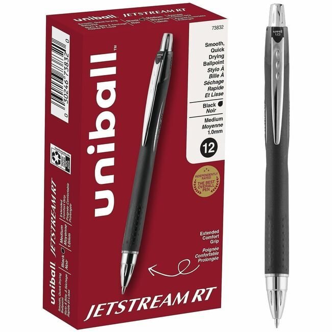 Mitsubishi Pencil Co. / uni-ball Pen Jetstream-Rt 1.0MM Black UBC73832