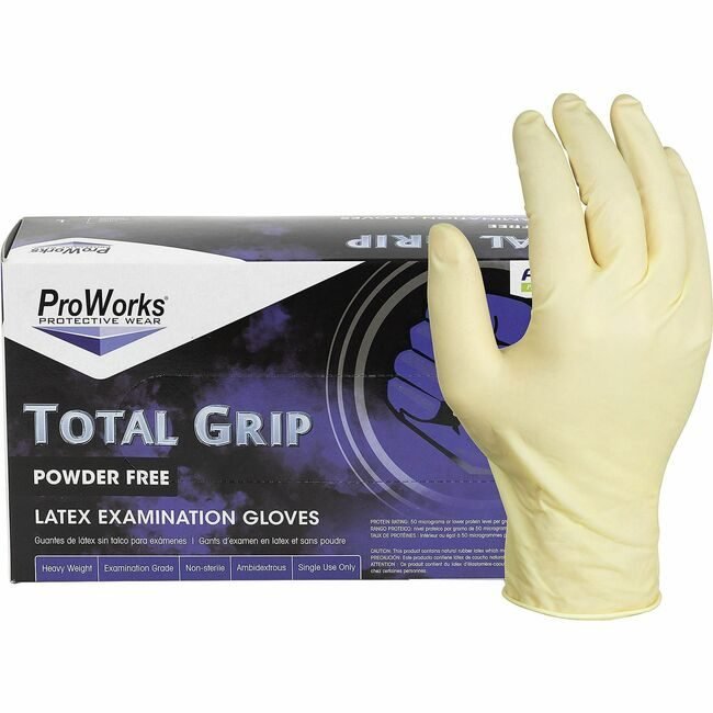 Hospeco Brands Group Glove Latex Exam 8M L HOSGLL165FL
