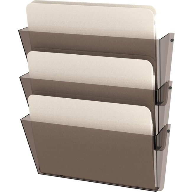 Deflecto Pocket Wall Letter 3 Pack Ske DEF63602RT