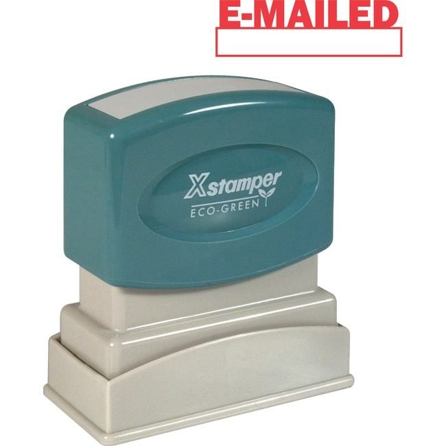 Shachihata / Xstamper Stamp Pre-Inked Emailed Red XST1650