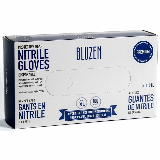 Remcoda LLC BluTable Gloves Nit Dispenser Bl XL RMLNIT101XL