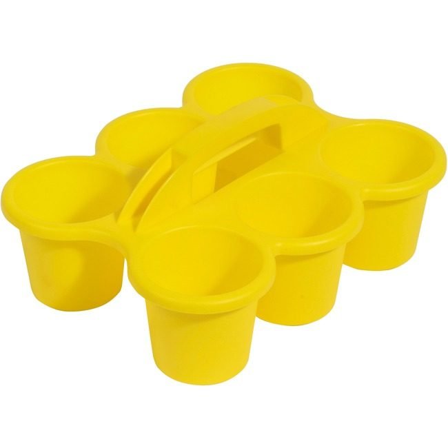 Deflecto Caddy 6CUP Yellow DEF39509YEL