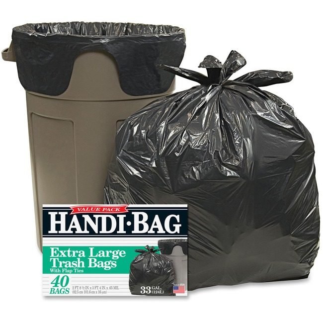 Berry Global Liner 33GAL 40/BX Black WBIHAB6FTL40