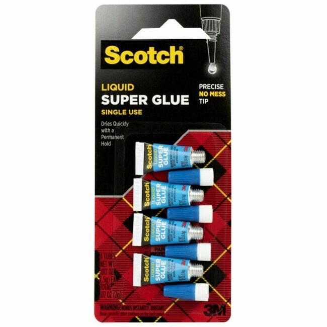 3M Company Glue Super Single Use 4 Pack MMMAD114