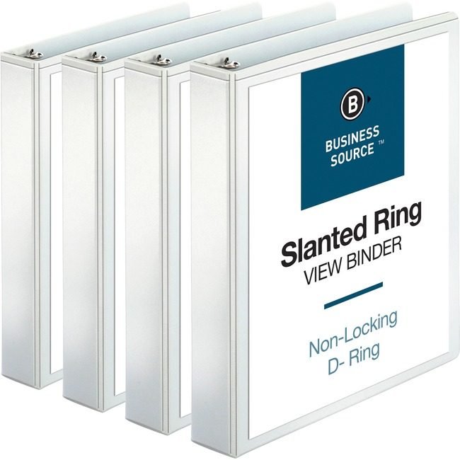 Business Source Binder D-Ring 1-1/2IN We BSN28441BD