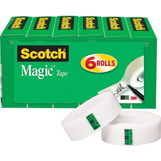 3M Company Tape 3/4X1000 6PK Cr MMM810K6BD