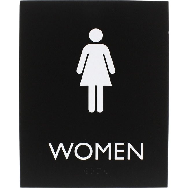 Lorell Sign 8.5X6.75 Ada Wmns Rr LLR02665