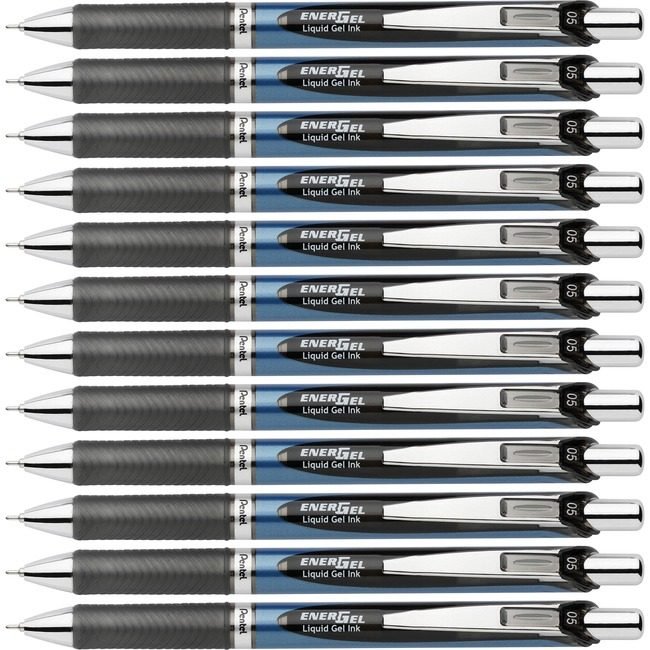 Pentel of America Pen Gel Rtx Needle 0.5MM Black PENBLN75ABX