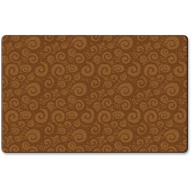 Flagship Carpets Rug Swirl 76"X12 Brown FCIFE393-44A
