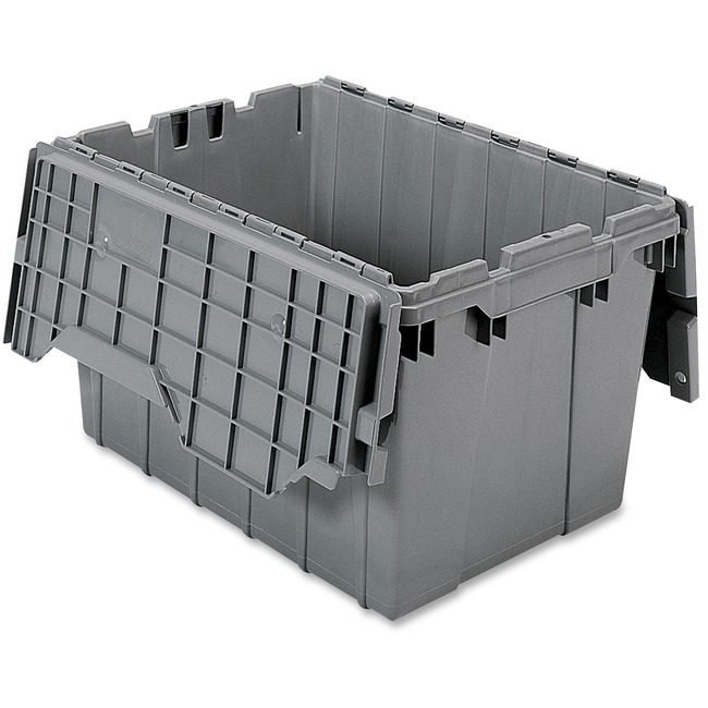 Akro-Mils Box 12 GAL Attached Lid AKM39120GREY