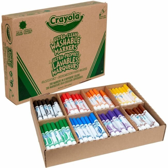 Crayola LLC Marker Classpack 200 Count CYO58-8200
