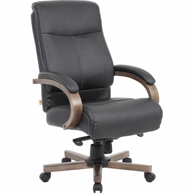 Lorell Chair Exec Hi Back Bk/Wt LLR69590