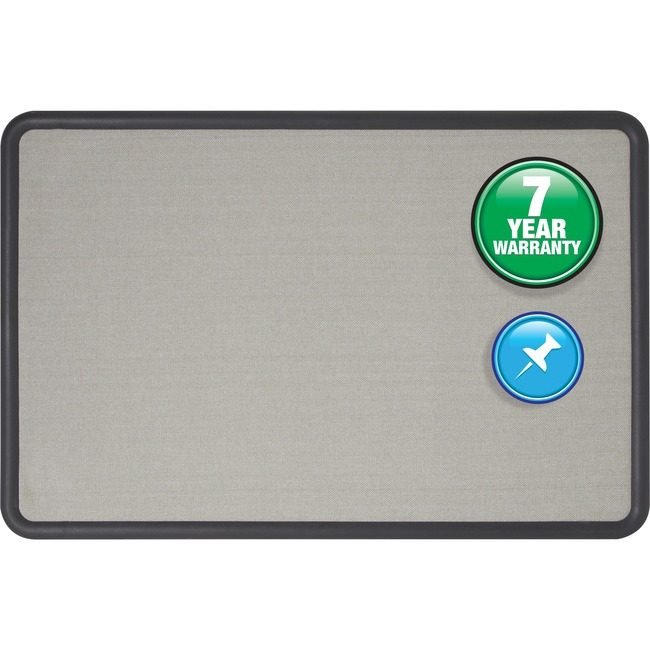 ACCO Brands Quartet Board Fab 36X48 Gy/Bk QRT7694G
