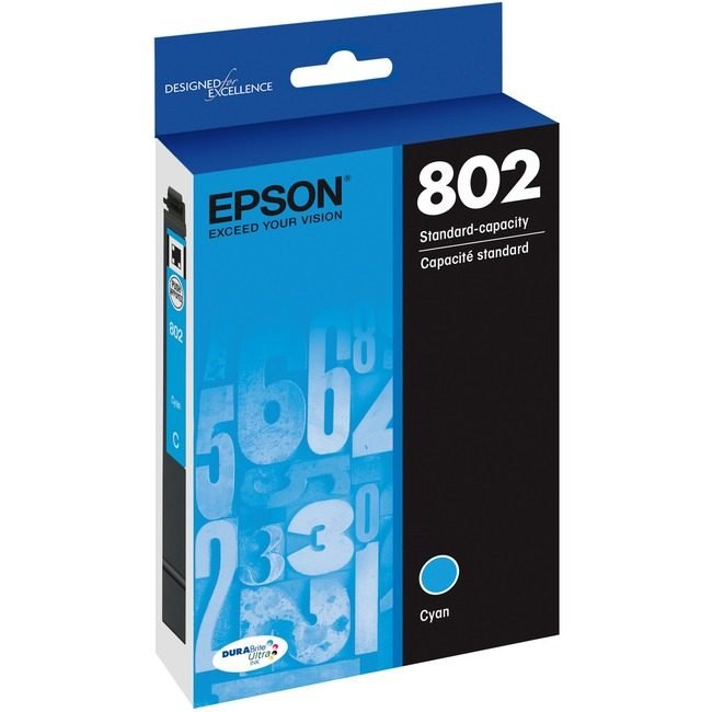 Epson America Crtdg Ink T802 Cyn EPST802220-S