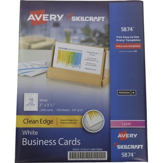 Varies / verify SKU SKU-LEVEL VERIFICATION REQUIRED Cards Business 2"X3.5" 1M NSN6880800