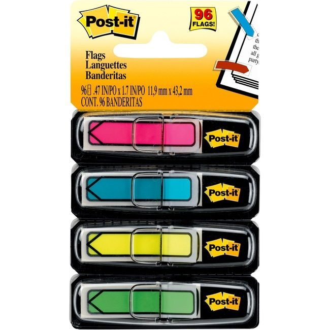 3M Company Flags Arrow 1/2" 96 Count Brite MMM684-ARR4