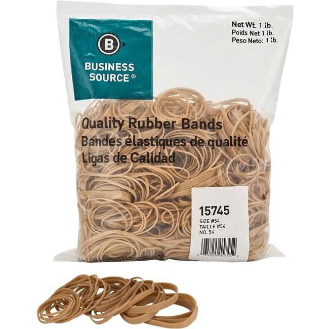 Business Source Rubberbands SIZE #54 1LB BSN15745
