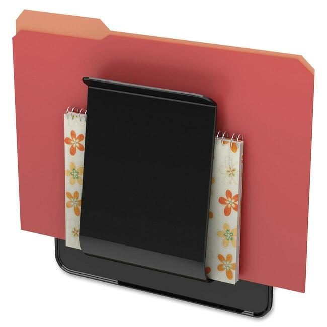 Deflecto File Wall Stand-Tall Black DEF65504H