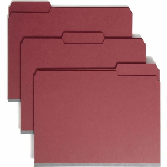 Smead Manufacturing Co. Folder File Fastnr Letter Red SMD14936