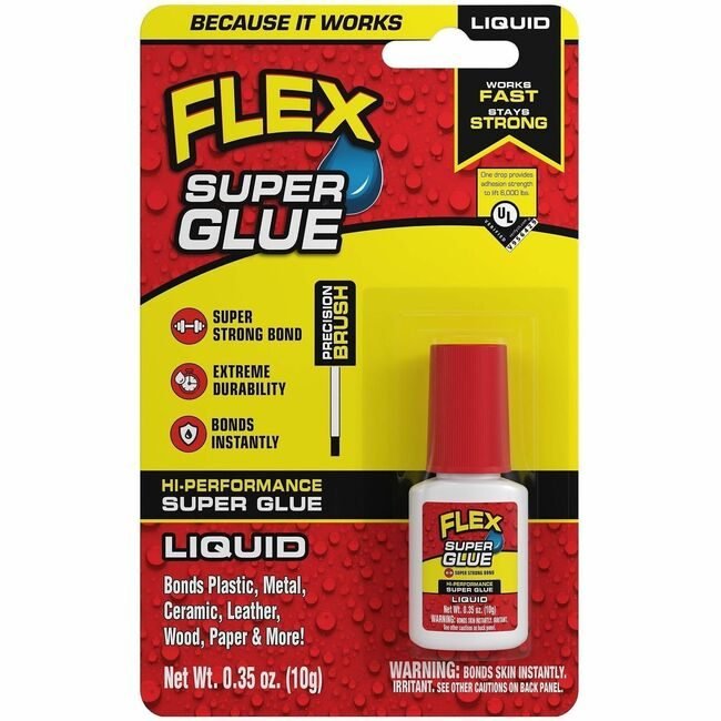 Swift Response, LLC Flex Seal Glue Super Brush On 10G FLXSGLIQ10BT