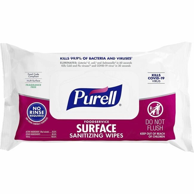 GOJO Industries Wipe Surface Flowpack 72COUNT GOJ937112