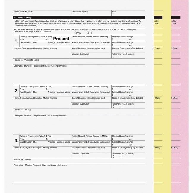 Iconex Paper Carbonless 3-PART ICX90771008