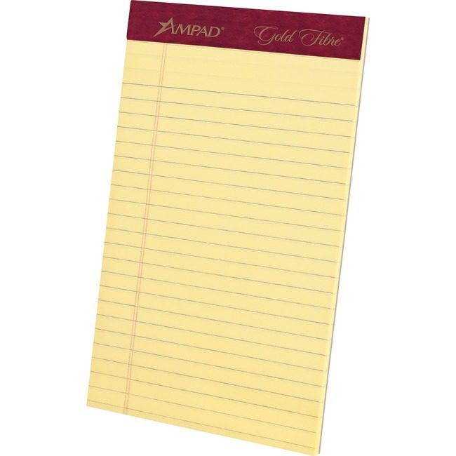 TOPS Products Pad Goldfibre 5X8 Ca 4 Count TOP20029