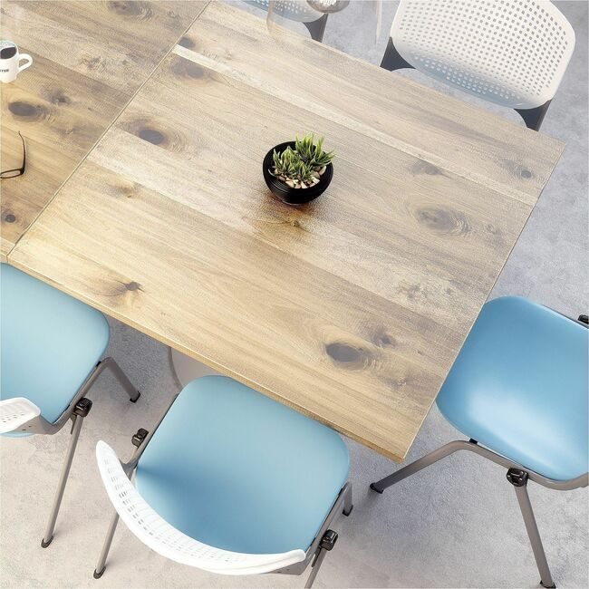 KFI Seating Table Sqr 30X30X38 Barnwood KFI30S917BK38LB
