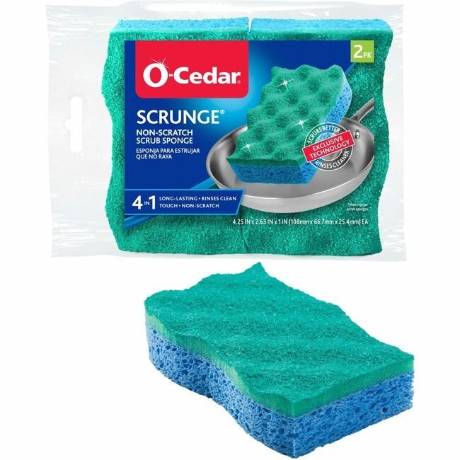 Freudenberg Household Products LP O-Cedar Scrunge Nonscratch 2 Pack FHP169431