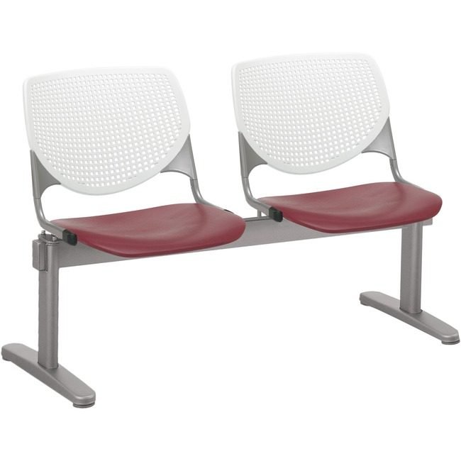 KFI Seating Beamseat 2SEAT White/Brgndy KFI2300BEAM287
