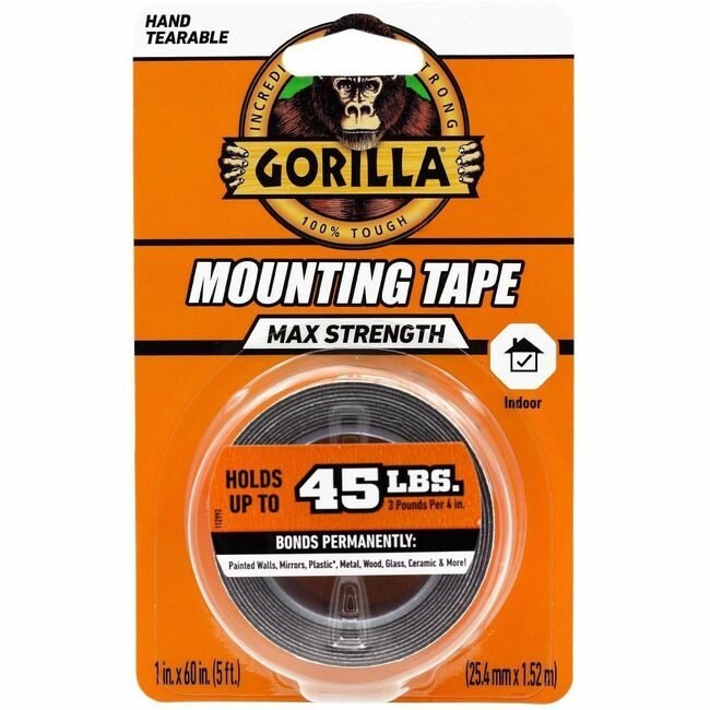 Gorilla Glue Company Tape Max 1INX60IN Rl Black GOR112962