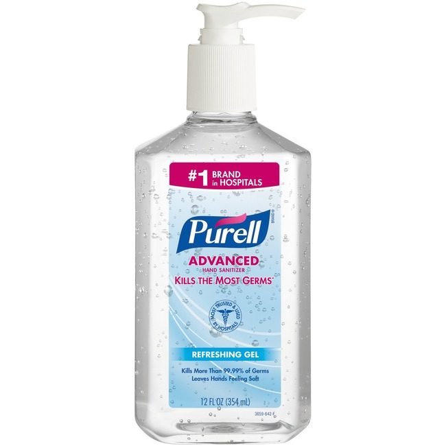 GOJO Industries Sanitizer Btl Pump 12OZ GOJ365912
