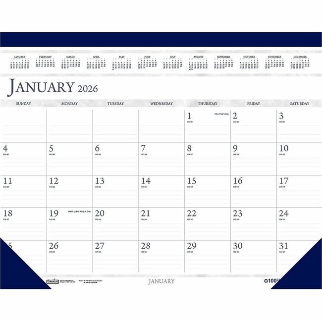 House of Doolittle Calendar Desktop Perforated HOD150HD