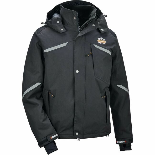 Ergodyne Jacket Thermal Nylon Black 4X EGO41118
