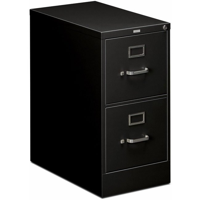 The HON Company File Letter 2DRW W/Lock Black HON512P-P