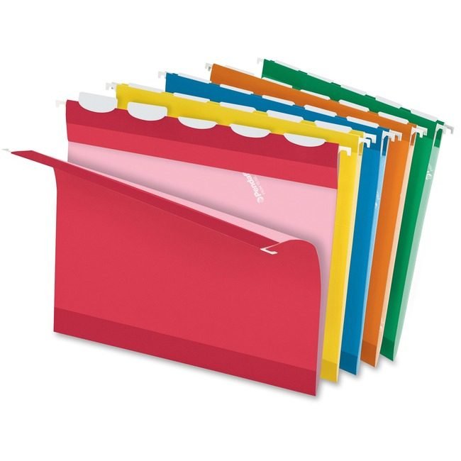 Pendaflex Folder File Hng Letter 1/5 Assorted PFX42592