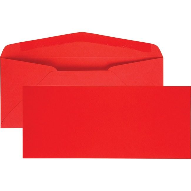 Quality Park Products Envelope Bs #10 60# Red 25 Count QUA11134