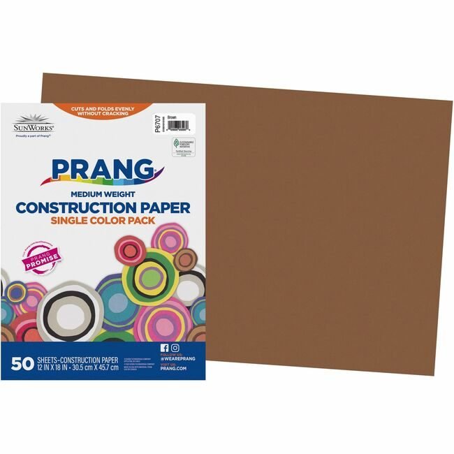 Pacon Corporation Paper Constrc 12X18 Bn 50SH PAC6707