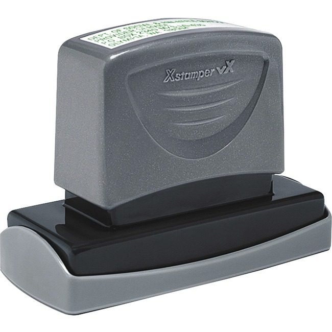 Shachihata / Xstamper Stamp Msg Pre-Ink 7/8X1-5/8 XSTC18