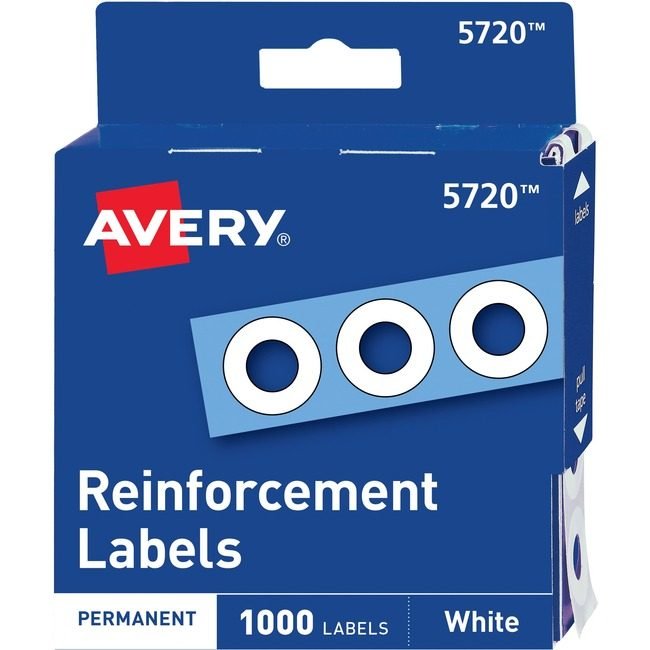 Avery Products Corporation Reinforcements 1/4" We 1000 AVE05720