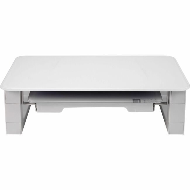 ACCO Brands Quartet Monitor-Riser Glass QRTQ090GMRW01