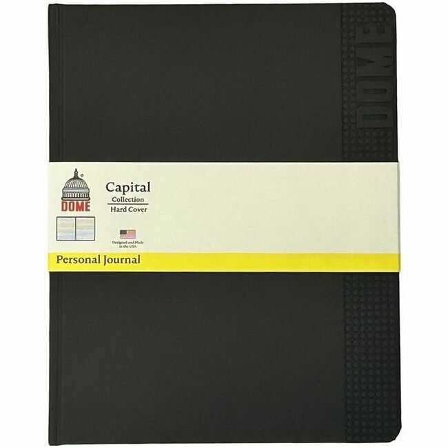 Dome Publishing 8X10 BLK HARD PER JRNL DOM30013