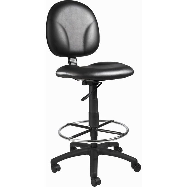 Boss Office Products Stool Armless Vinyl Black BOPB1690CS