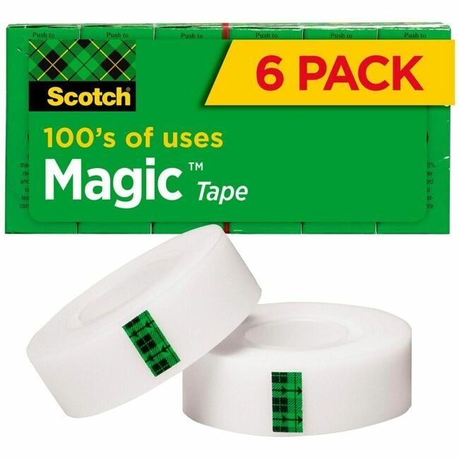 3M Company Tape 3/4X1000 6PK Cr MMM810K6