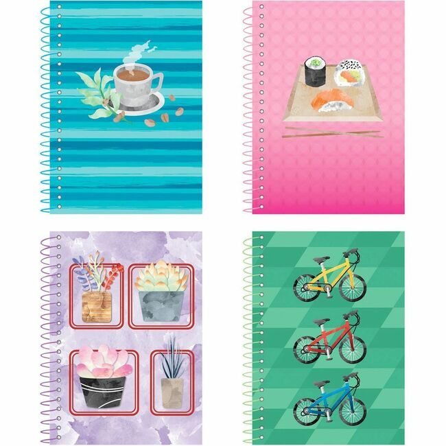 Roaring Spring Paper Products Notebook Life Notes 4 Assorted ROA12531
